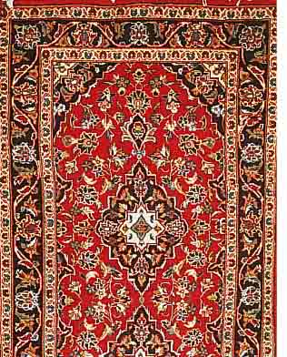 KESCHAN, PERSIEN, 405 X 97CM, FLOR WOLLE