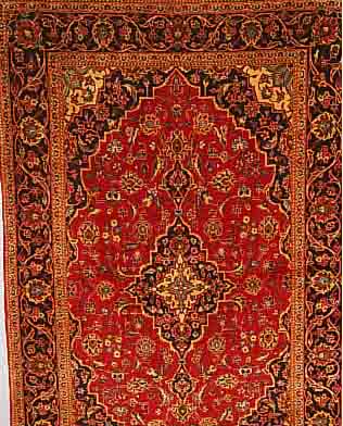 KESCHAN, PERSIEN, 212 X 138CM, FLOR WOLLE