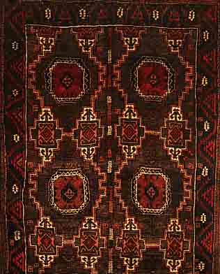 BELUTSCH, AFGHANISTAN, 249 X 115CM, WOLLE AUF WOLLE