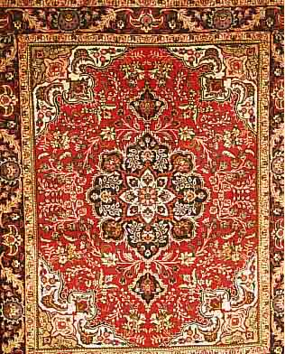 TäBRIZ, PERSIEN, 188 X 150CM, FLOR WOLLE