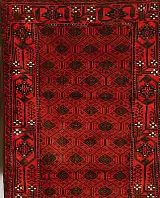 BELUTSCH, PERSIEN, 212 X 104CM, WOLLE AUF WOLLE
