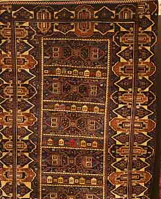 ZAKINI, AFGHANISTAN, 205 X 120CM, WOLLE AUF WOLLE