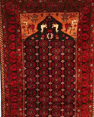 BELUTSCH, PERSIEN, 215 X 110CM, FLOR WOLLE