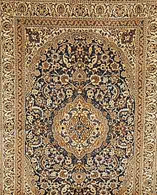 NAIN, PERSIEN, 248 X 168CM, FLOR WOLLE MIT SEIDE