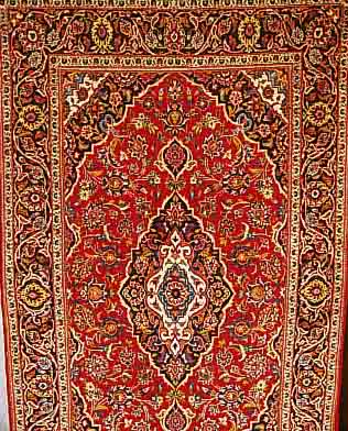 KESCHAN, PERSIEN, 232 X 136CM, FLOR WOLLE