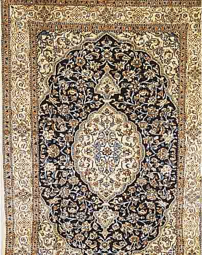 NAIN, PERSIEN, 285 X 198CM, FLOR WOLLE MIT SEIDE