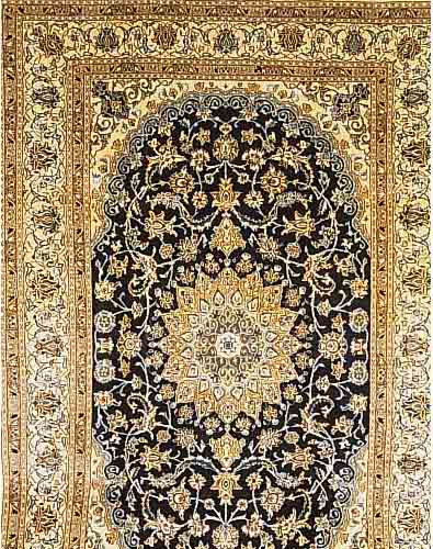 NAIN, PERSIEN, 303 X 200CM, FLOR WOLLE MIT SEIDE