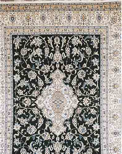 NAIN, PERSIEN, 315 X 245CM, KORKWOLLE MIT SEIDE