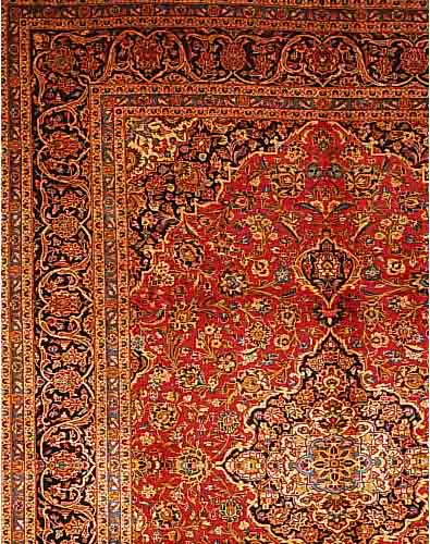 KESCHAN, PERSIEN, 397 X 291CM, FLOR WOLLE