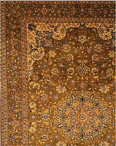 KESCHAN, PERSIEN, 387 X 267CM, FLOR WOLLE