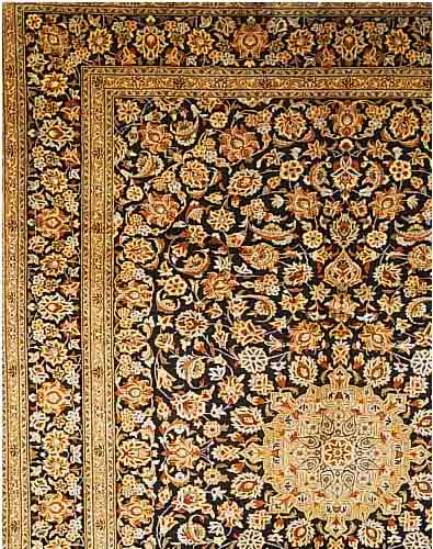 KESCHAN, PERSIEN, 410 X 299CM, FLOR WOLLE