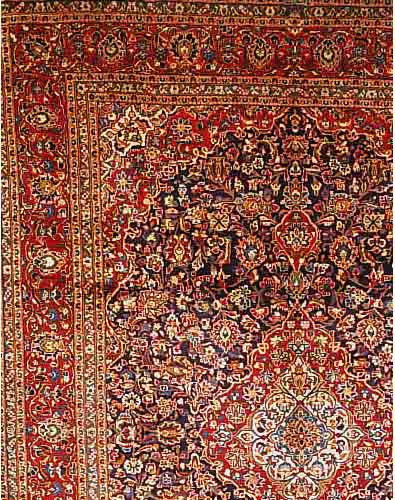 KESCHAN SIGN., PERSIEN, 399 X 291CM, FLOR WOLLE