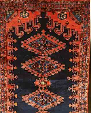 WISS, PERSIEN, 212 X 123CM, FLOR WOLLE