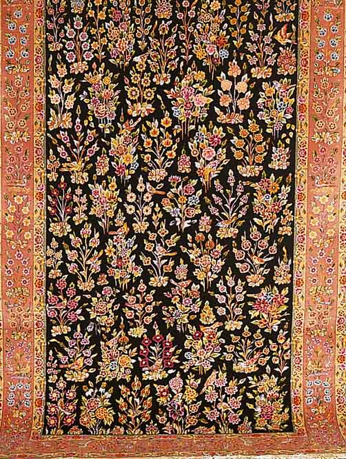 TäBRIZ SEHR FEIN, PERSIEN, 297 X 197CM, KORKWOLLE MIT UND AUF SEIDE, CA.1,3 MIO.KN/QM