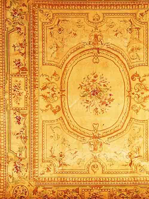 AUBOSSON TEPPICH, 290 X 230CM, FLOR WOLLE, SEHR DEKORATIV