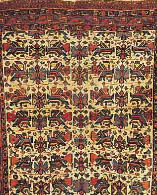 AFAFSHAR, PERSIEN, 171 X 152CM, EHZ 4-5 FLOR WOLLE, UM 1920