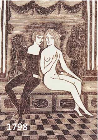 FOUJITA, TSUGUHARU, 1886-1968, KONVOLUT AUS 9 HOLZSCHNITTEN, VERSCH. GRößEN, IN EINEM PP U.GL., R.