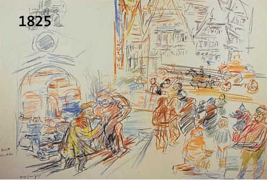 KOKOSCHKA, OSKAR, 1886-1980, FARBLITHOGRA- PHIE AUS COMENIUS, IM DRUCK BEZ.: GUT ZUM DRUCK UND SIGNIERT, LI. U. NUM. A 31/100, MEIßNER ...
