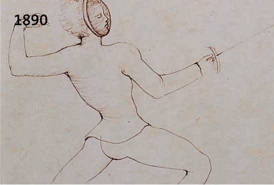 FINI, LEONOR, 1908-1996, FECHTERIN, RADIERUNG AUF JAPANPAPIER, RE. U. HANDSIGN., CA. 14,5 X 20 CM