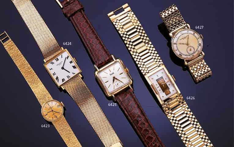 PATEK PHILIPPATEK PHILIPPE HERRENARMBANDUHR, SCHWEIZ UM 1967, GG 750/000-CARREE-GEH., BODEN GEDR., MATT VERS. KONTRASTZIFFERBL., SAPHIRFLACHGL., ...