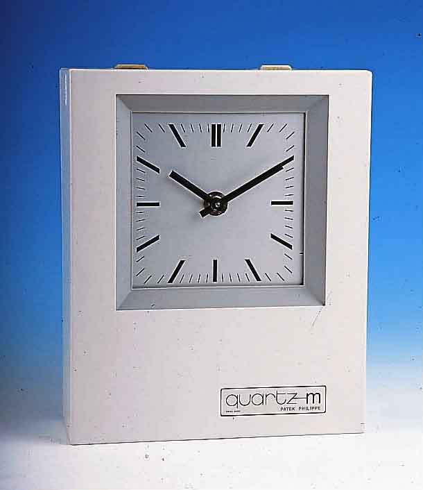 PATEK PHILIPPE QUARTZ-M, FUNKTIONELLE AUS- FÜHRUNG, GROßES KONTROLLZIFFERBL. M. SPRINGEN- DEM MIN.-ZEIGER, ORIG.-KARTON, BED.-ANL., ANLAGE ...