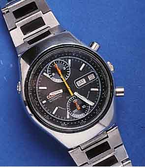 CITIZENCITIZEN ARMBANDCHRONOGRAPH AUTOMATIK, JAPAN UM 1969, EDELST., BODEN GESCHR., EDELST.-BAND, MINERALFLACHGL., 23 ST., KAL. 8110A, ZENTRAL- ...