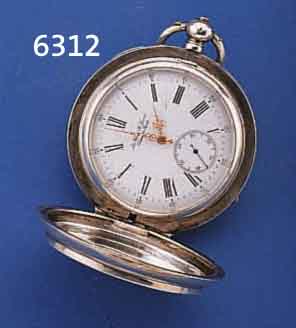 LE FILS DE R.PICARD HERRENTASCHENUHR SAVONETTE SERIE PEGASUS, SCHWEIZ FÜR DEN SCHWED. MARKT UM 1880, 875ER SILBER, BEIDE SCHALEN BLÜTENGRAV., ...