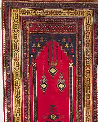 YAYAHYALI, TÜRKEI, 205 X 115CM, EHZ 2 WOLLE AUF WOLLE, CA.30 JAHRE