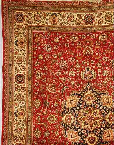 TÄTÄBRIZ, PERSIEN, 391 X 296CM, EHZ 2-3 FLOR WOLLE, CA.35 JAHRE