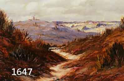 BALBALL, BORGE, DÄNISCHER KÜNSTLER, LAND- SCHAFT IN FANOE, ÖL/LWD., RECHTS UNTEN SIGNIERT, 26 X 32 CM, R.
