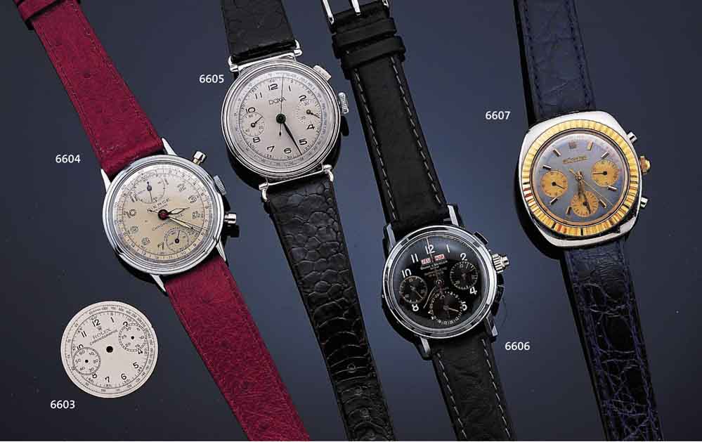 ROROLEX ZIFFERBLATT FÜR CHRONOGRAPH REF.NR.3525, UM 1945, REST.