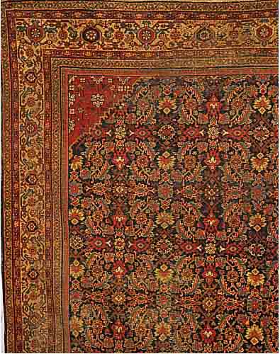 MAMAHAL,PERSIEN CA 400 X 314 CM. .FLOR WOLLE. EHZ 5.UM 1900.