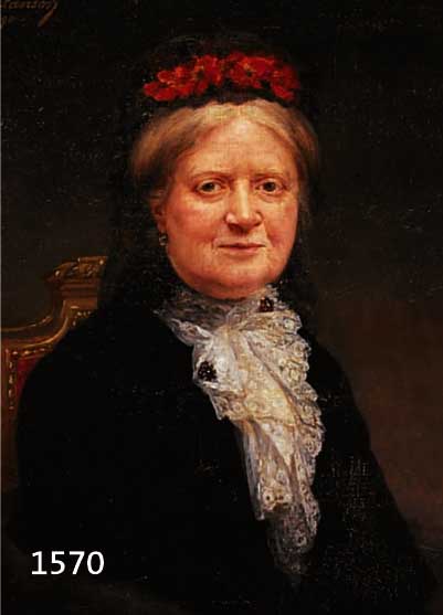 SALSALASON, EUGENIE, FRZ. KÜNSTLERIN DES 19. JH., DAMENPORTRÄT, ÖL/LWD, SIGNIERT UND DAT. 1890, CA. 65 X 54 CM, R.
