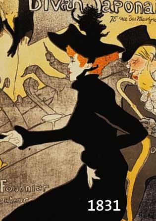 HENRY DE TOULOUSE-LAUTREC,1864-1901, 4 FARBLITHOGRAPHIEN AUS "ANDRE SAURET", 1966, MAßE JE CA. 30X20 CM, PP