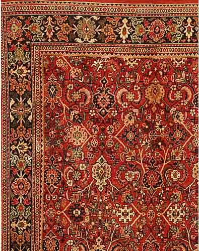 SASAROGH MAHAL, PERSIEN,380 X 288CM, EHZ 4 FLOR WOLLE, CA.40 JAHRE