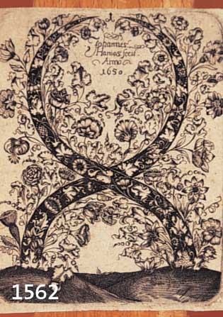 HANIAS, JOHANNES, DATIERT 1650, FÜNF KLEINE KUPFERSTICHE VERSCHIEDENER ORNAMENTE, JE CA. 9 X 8 CM, GEBRÄUNT, ALTERSSPUREN