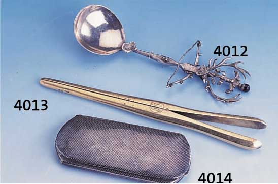 BRANNTWEINLÖFFEL, LONDON UM 1904, STERLINGSILBER, MEISTERMARKE SBM, IMPORT VON DEUTSCHLAND NACH LONDON, NERESHEIM HANAU, GRIFFENDE VOLLPLASTISCH ...