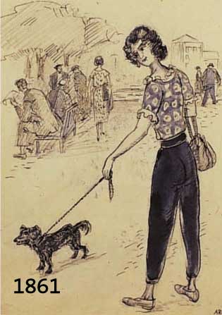 ARLT, FRITZ, 1887 WALDENBERG/SCHLESIEN- 1966 MüNCHEN, SPAZIERGäNGERIN MIT HUND, LAVIERTE TUSCHFEDERZEICHNUNG, RE. U. HANDSIGN.CA. 25 X ...