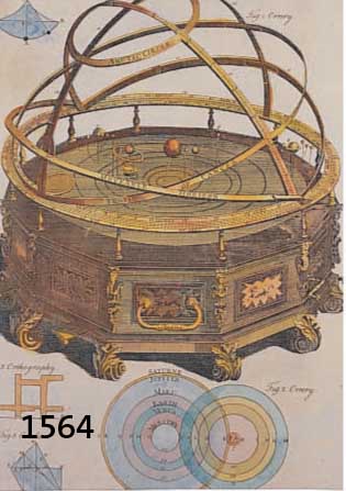 KUPFERSTICH, UM 1720/30, DARSTELLUNG EINES KALENDARIUM ZUR DAMALIGEN STERNENBESCHREIBUNG, AN DEN RÄNDERN ANGERISSEN, L. STOCKFLECKIG, 22 X 35 CM, ...