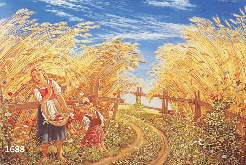 HEINSDORFHEINSDORFF, ELISABETH, 1893 SCHLOßBERG BEI ROSENHEIM-1964, STAMMTE AUS DER MALERFAMILIE KRONENBITTER, COUSINE DES MALERS RUDOLF SIECK, ...