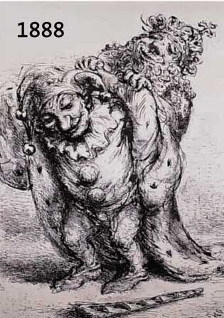 WEBER, A.PAUL, 1893 ARNSTADT-1980, HIER: DES KÖNIGS MANTEL, LITHOGRAPHIE, RE. U. HANDSIGNIERT, CA. 41 X 34 CM