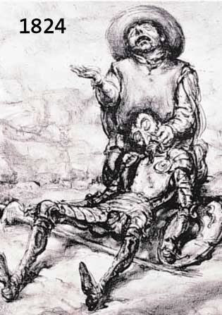 WEBER, A.PAUL, 1893 ARNSTADT-1980, DIE KLAGE DES SANCHO PANSA, LITHOGRAPHIE, RE. U. HANDSIGN., CA. 44,5 X 34 CM