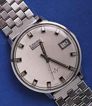 KONVOLUTKONVOLUT: 2 HERRENARMBANDUHREN MIT ELEKTRO- MECHANISCHEN WERK, FÜR DEN DTSCH. MARKT, 1X ZENTRA SAVOY M. BASISKAL. ESA 9150, DATUM, ...