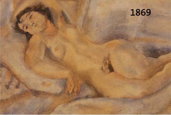 PASCIN, JULES, DREI FARBLITHOGRAPHIEN AUS: ANDRE WARNOD "PASCIN", ED. MOURLOT, A. SAURET PARIS 1954, JE CA. 16,5 X 20,5 CM, PP