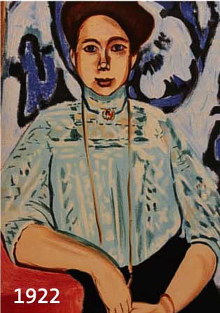 MATISSE, HENRI, 1869-1954, VIER FARBLITHOS AUS PORTRAITS, MOURLOT PARIS 1954, UNTERSCH. GRÖßEN, PP
