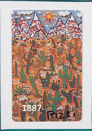 RIZZI, JAMES, ZWEI TELEFONKARTEN, BEIDE HANDSIGNIERT, JE CA. 8,5 X 5,3 CM, BEIDE PP, U.GL., R.