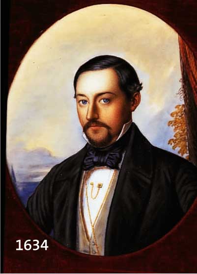 PORZEPORZELLANMALEREI, RÜCKSEITIG SIGN. F. SCHIER, (FRANZ SCHIER ERWÄHNT 1894 IN MÜNCHEN), PORTRAIT EINES HERRN VOR IDEALER LANDSCHAFT, FEINE ...