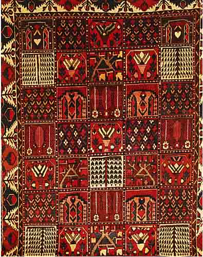BACHTIAR,PERSIEN CA 315 X 215 CM. FLOR WOLLE.