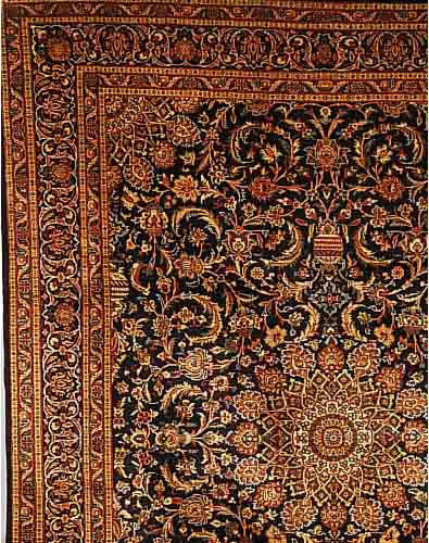 KASCHMAR,PERSIEN CA 387 X 290 CM. FLOR WOLLE.