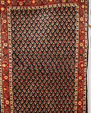 SAROGH MIR,PERSIEN CA 378 X 112 CM. FLOR WOLLE.